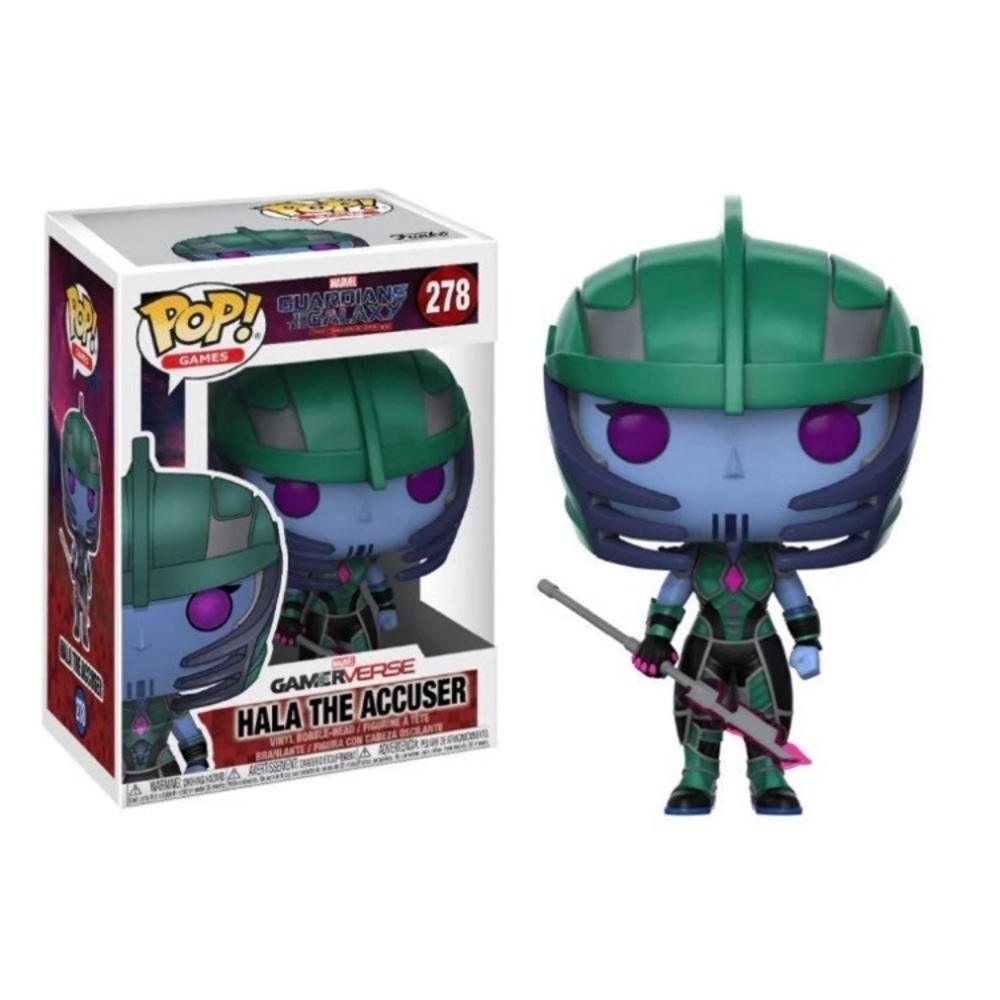 Vaulted New in Box Marvel Hala The Accuser Gamerverse Guardians of Galaxy Funko